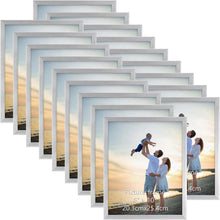 Bilderrahmen 20x25 18er-Set Wand Tisch Collagen Fotos Silber