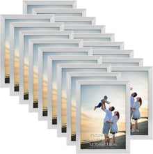 18er Set Bilderrahmen 13x18 cm Silber für Wand und Tisch
