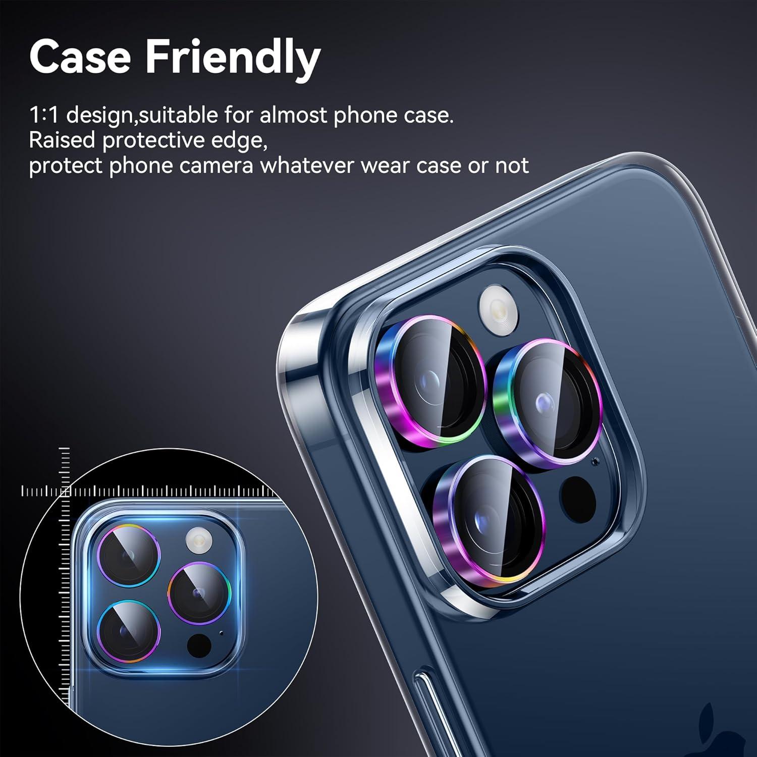 Kameraschutz für iPhone 15 Pro Max 9H Härte Glas Blasenfrei - HD Displayschutz