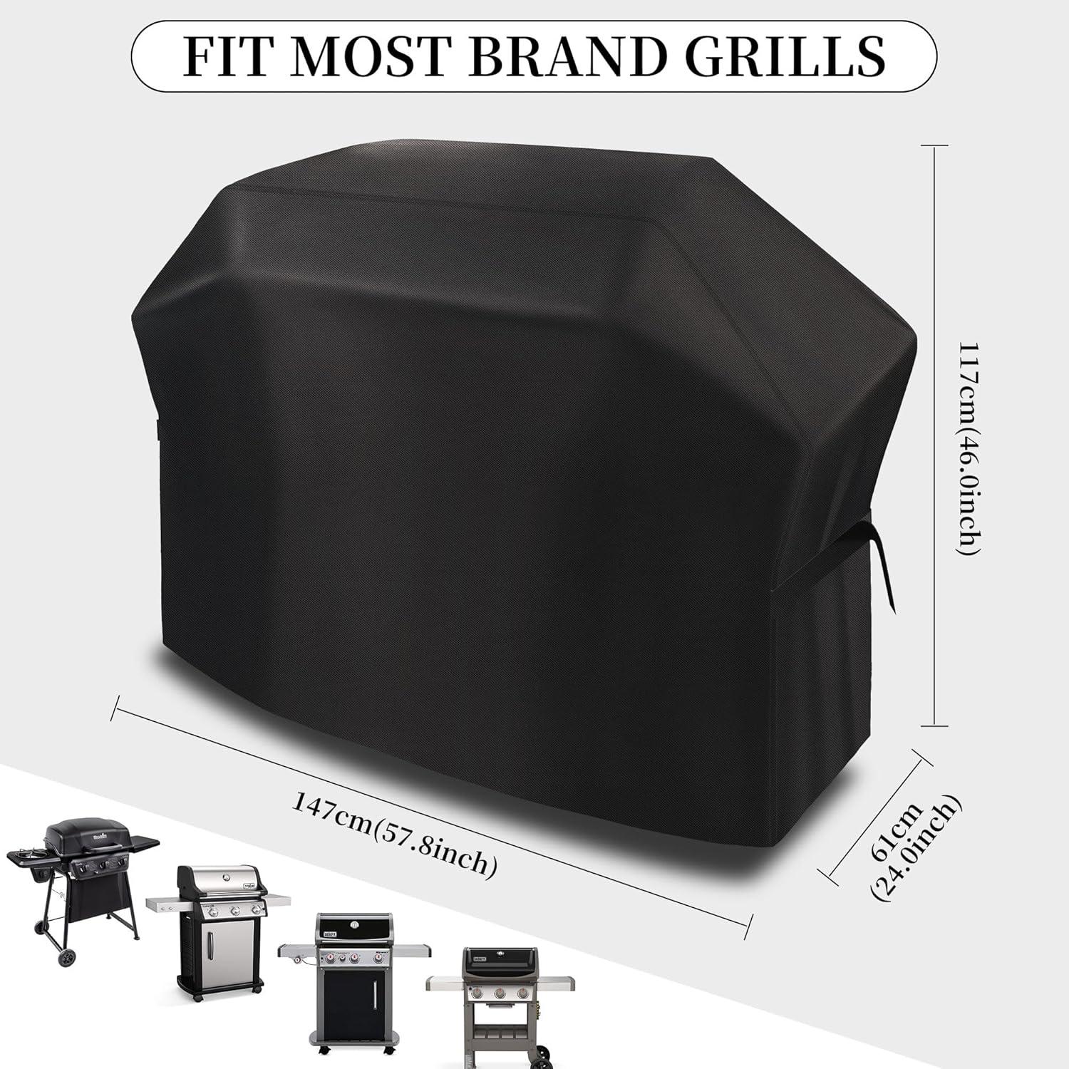 Funshot Grillabdeckung 420D Oxford-Stoff 147x61x117cm