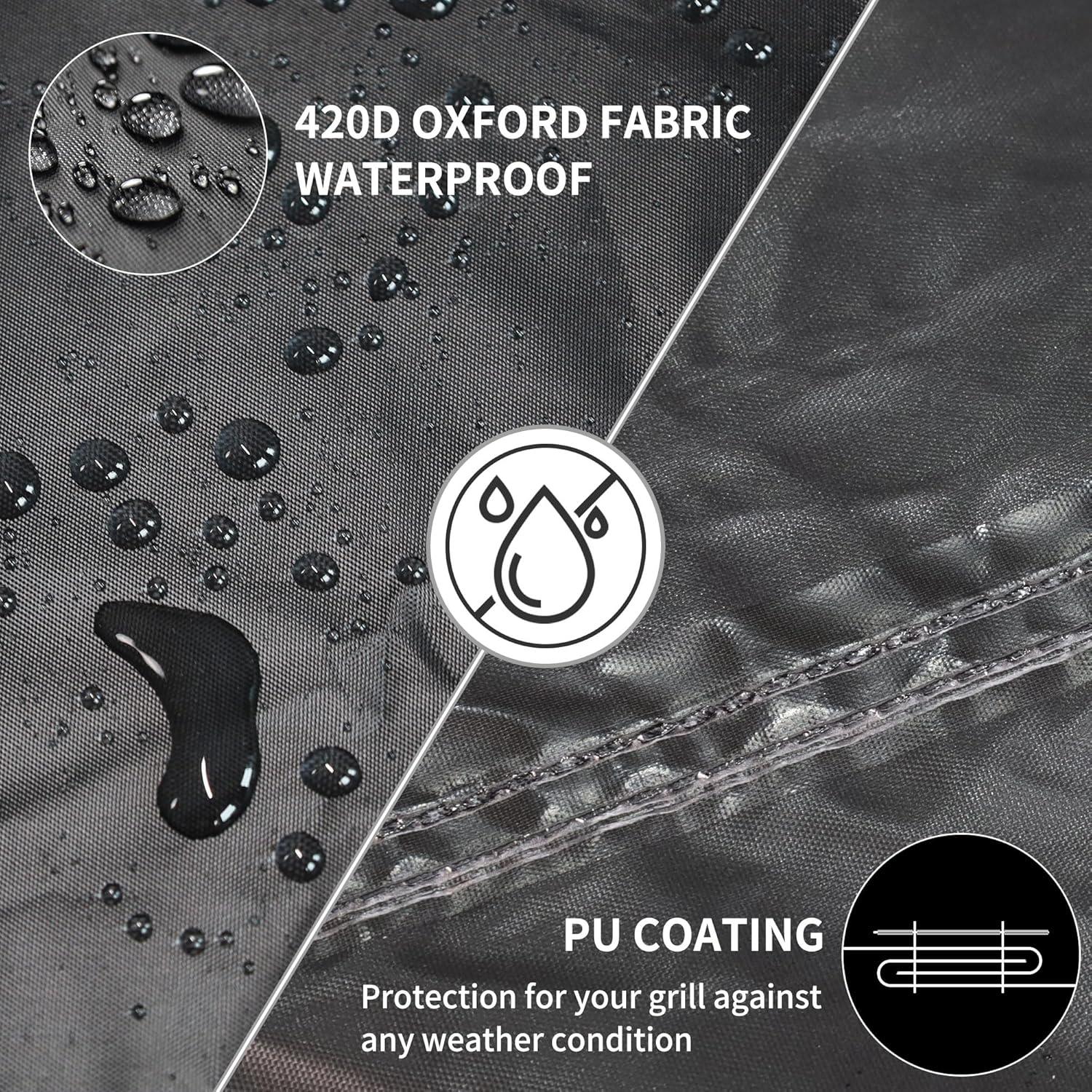 Funshot Grillabdeckung Gasgrill 420D Oxford-Stoff Wasserdicht