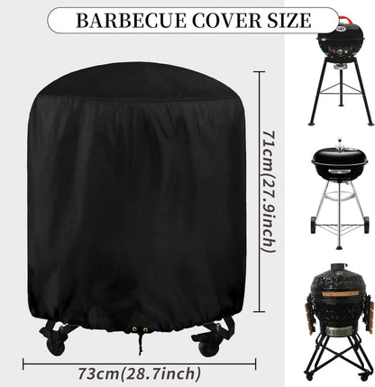 Grillabdeckung Ø 73cm Kugelgrill Runder Abdeckung 420D