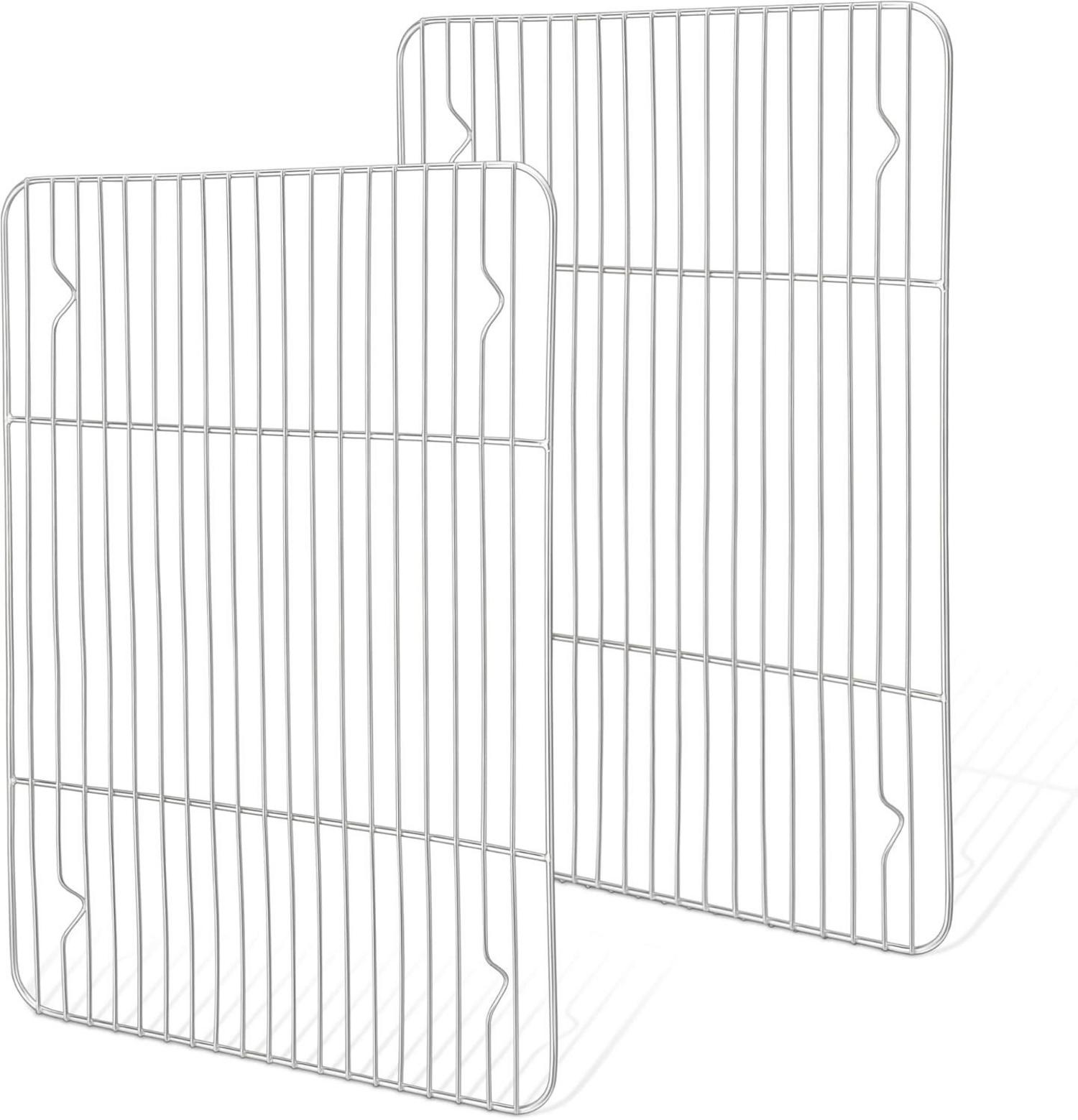 Abkühlgitter Set Edelstahl 38,6x28,4cm Backgitter Kühlen
