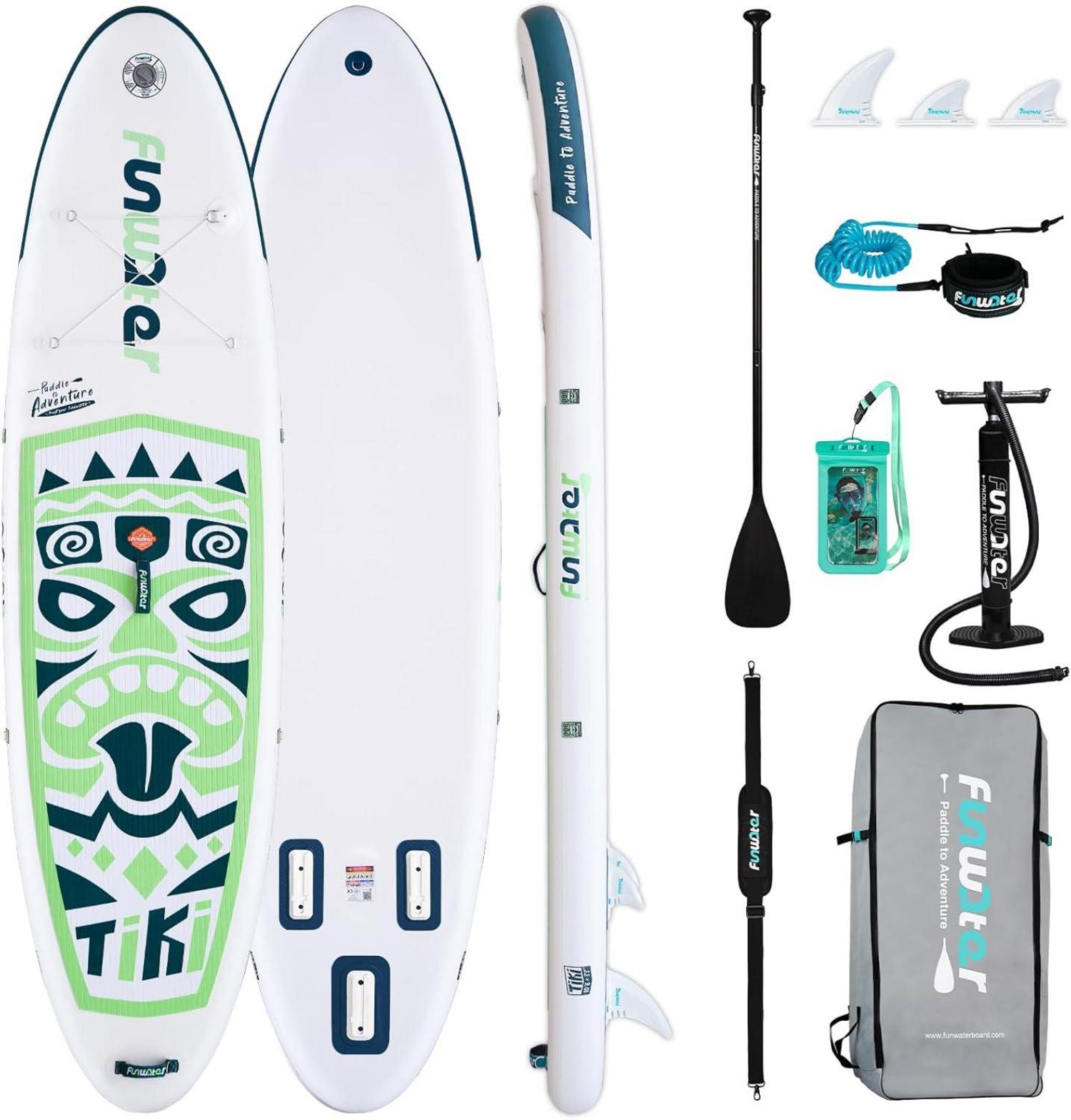 Aufblasbares Stand Up Paddling Board SUP Board mit Zubehör