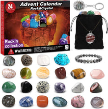 Adventskalender Kristalle 2024 Weihnachtskalender Natürliche