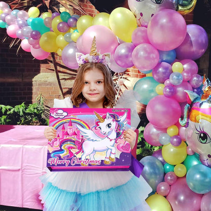 Adventskalender 2024 Mädchen 24-Tage Weihnachts Countdown