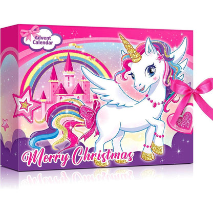 Adventskalender 2024 Mädchen 24-Tage Weihnachts Countdown