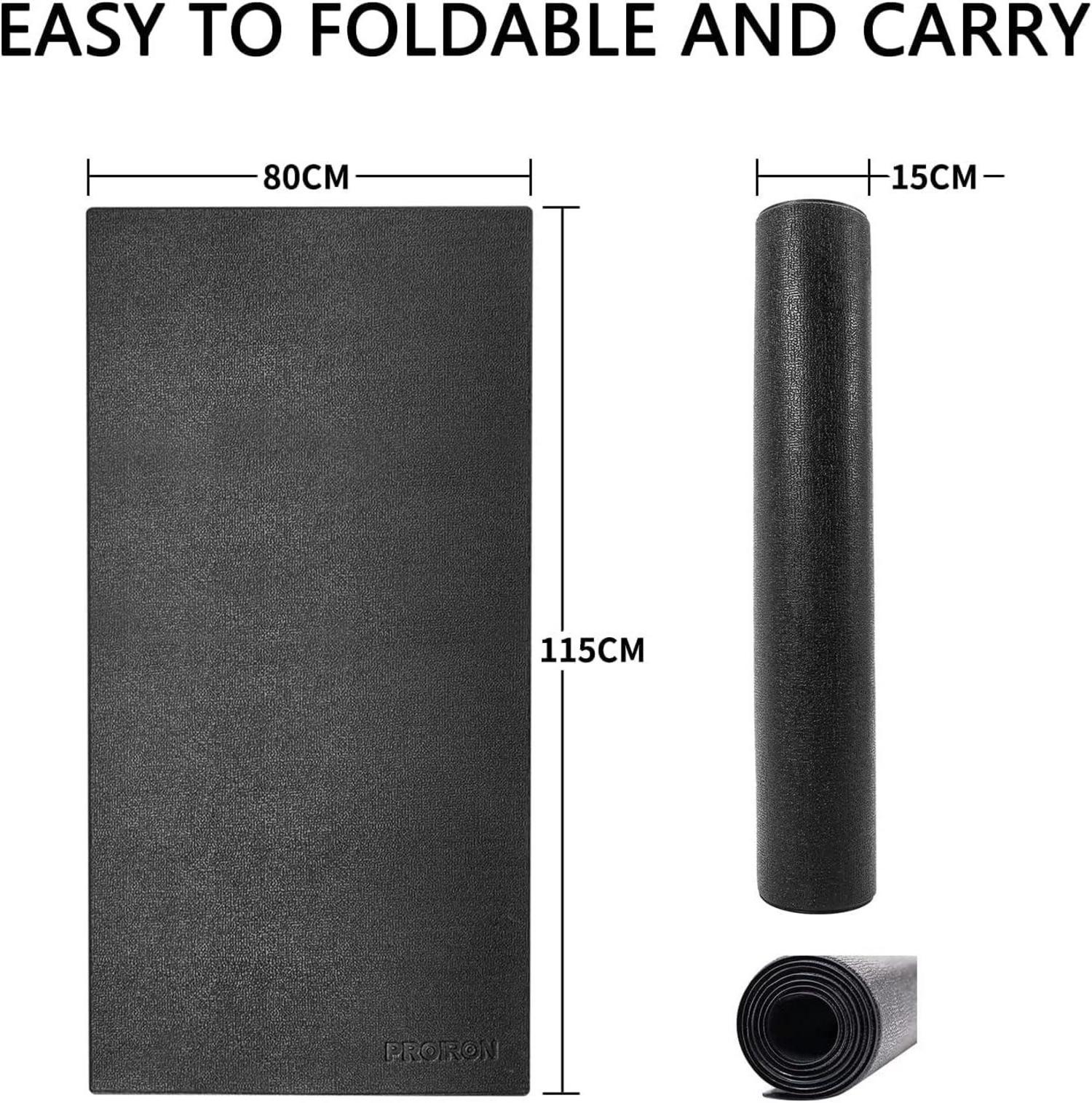 PROIRON Bodenschutzmatte 5mm Fitnessmatte 115x80cm Schutzmatten