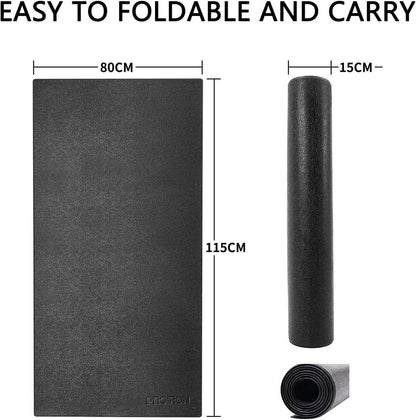 PROIRON Bodenschutzmatte 5mm Fitnessmatte 115x80cm Schutzmatten