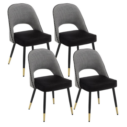 Samt Esszimmerstühle 4er Set – Modern & Komfortabel
