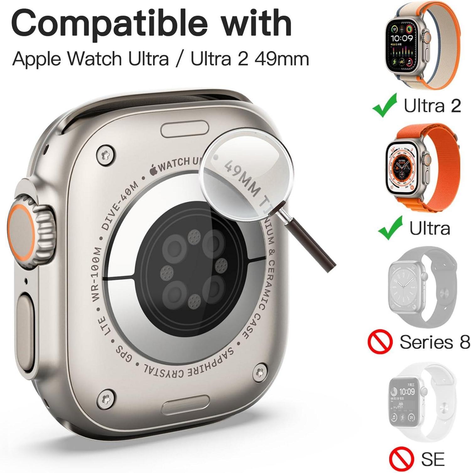 Displayschutz Apple Watch Ultra 2/1 49mm Schutzhülle