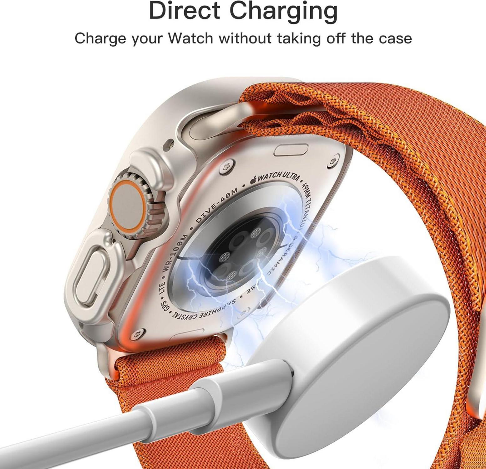 Schutzhülle Displayschutz Apple Watch Ultra 2/1 49mm 2 Stück