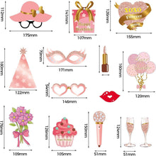 Fotobox Accessoires Geburtstag Vintage Frauen 33 Stk