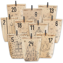 Adventskalender zum Befüllen 24 Weihnachtskalender Geschenk