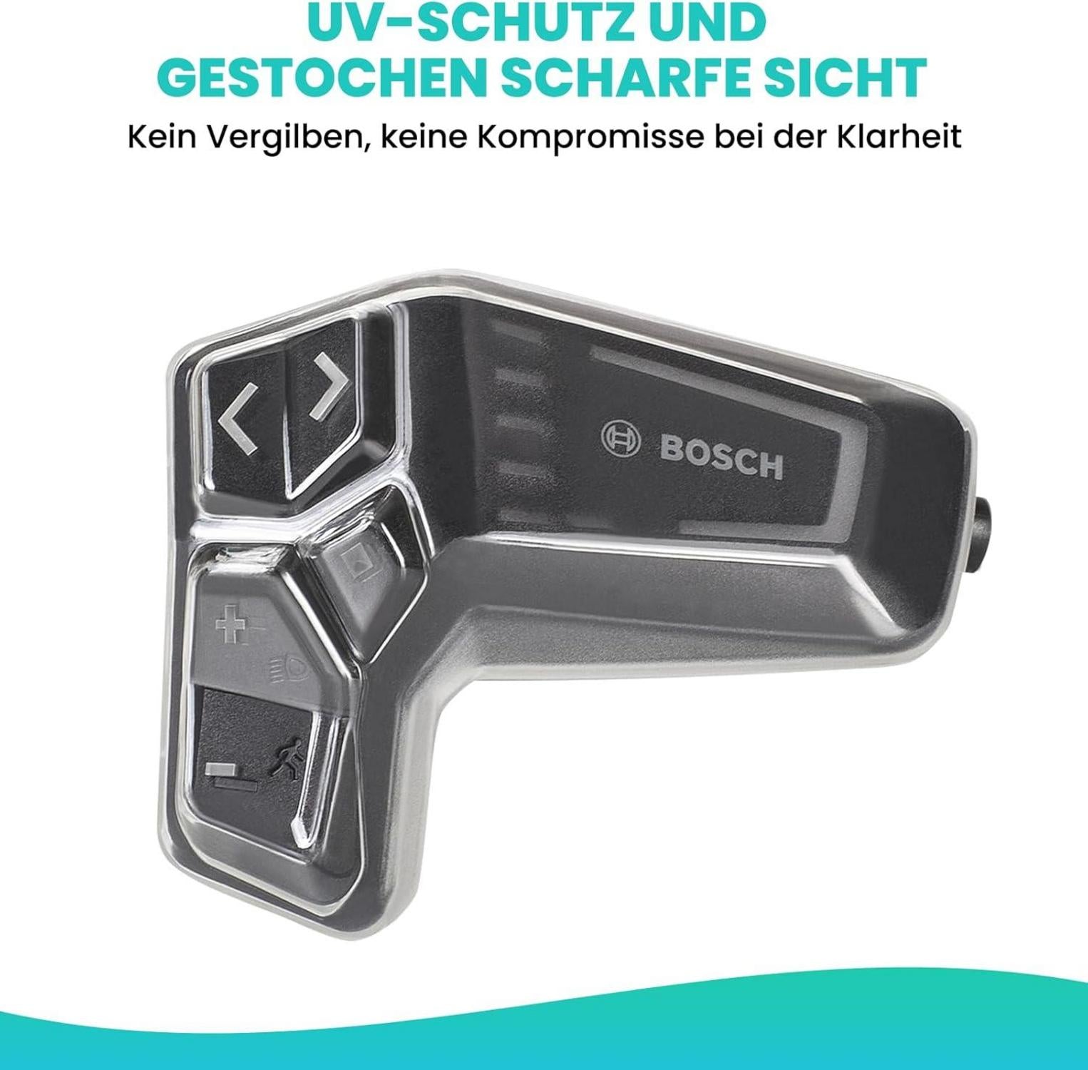 Besudo Bosch LED Remote Schutzhülle Transparent UV-beständig E-Bike Zubehör