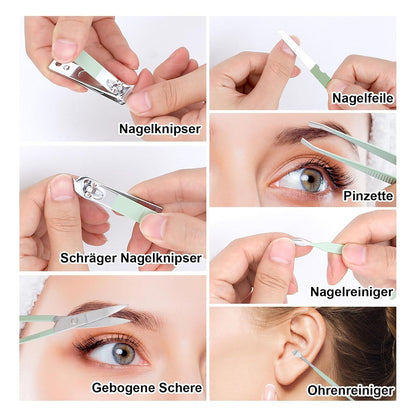 Maniküre Pediküre Set Nagelknipser Nagelhautentferner Cuticle