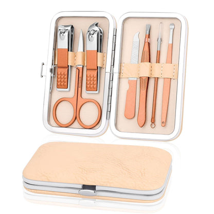 Maniküre Pediküre Set Nagelknipser Nagelhautentferner 7-in-1