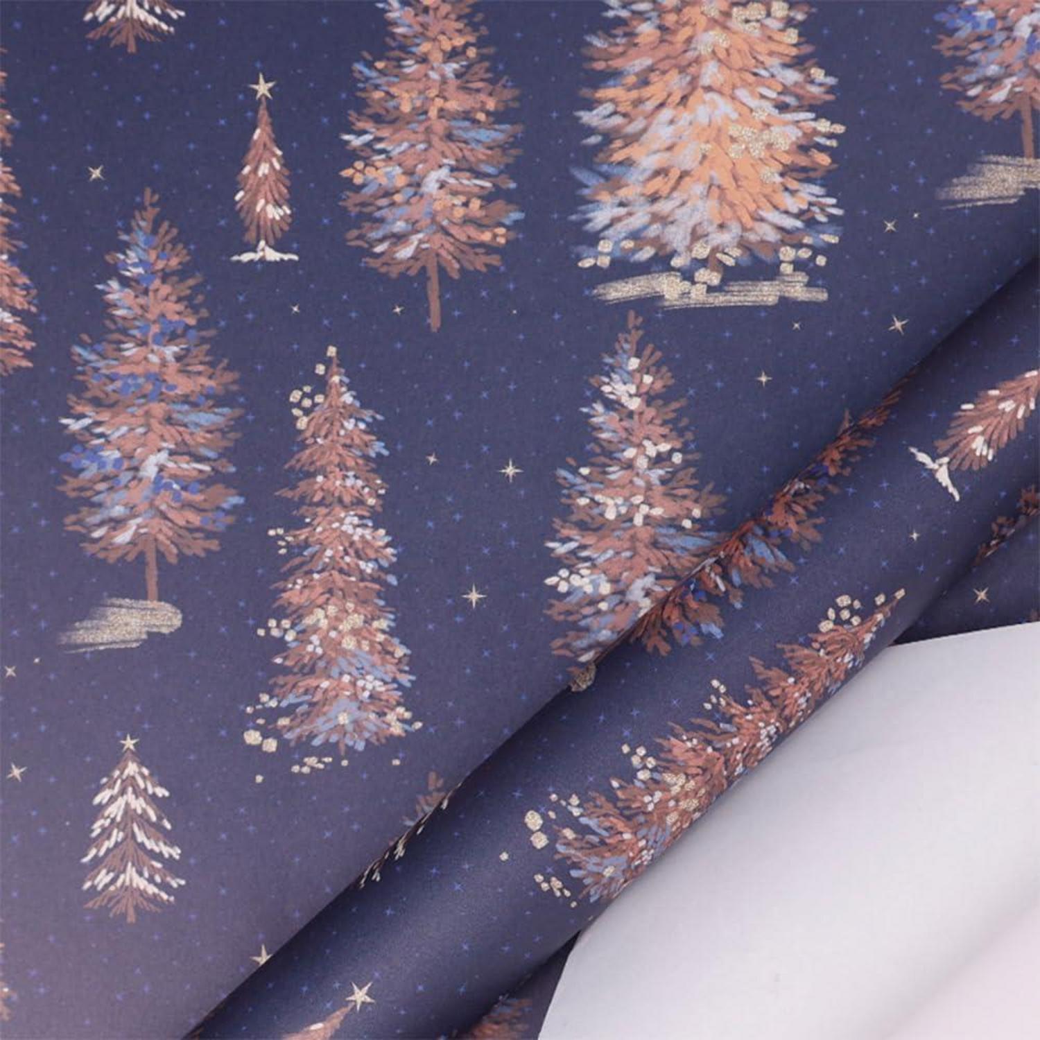 Weihnachtspapier Geschenkpapier Vintage-Set 3 Rollen 15m