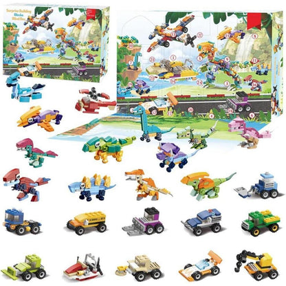 OBEST Adventskalender 2024 Kinder Dinosaurier Modell