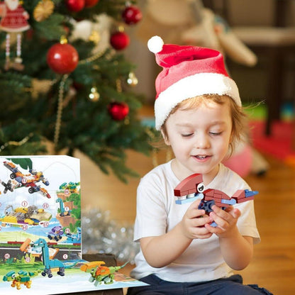 OBEST Adventskalender 2024 Kinder Dinosaurier Modell