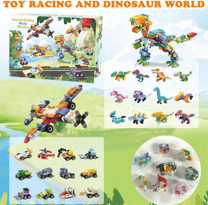 OBEST Adventskalender 2024 Kinder Dinosaurier Modell mit 24 Stunden Countdown