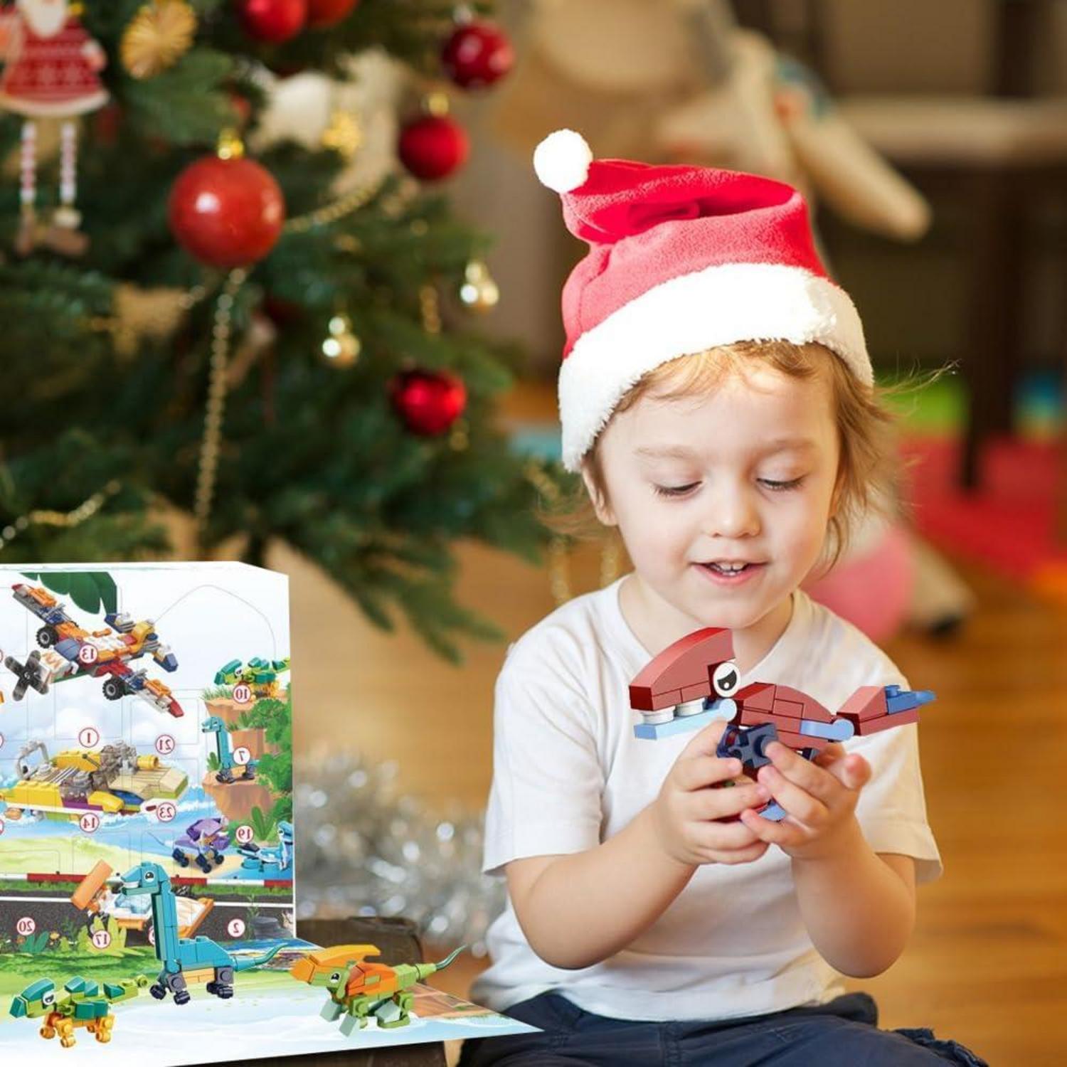 Adventskalender für Kinder Dinosaurier Modell Weihnachtsspielzeug 24