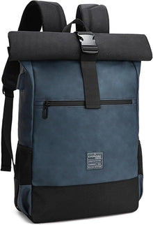 Rolltop Laptop Rucksack mit USB Ladeanschluss 17 Zoll