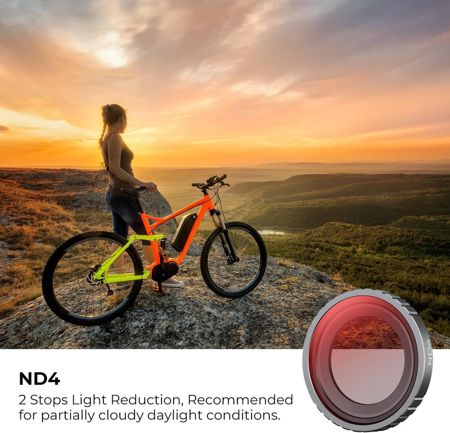 K&F Concept GO 3 Filter Set ND4 UV CPL Insta360 GO
