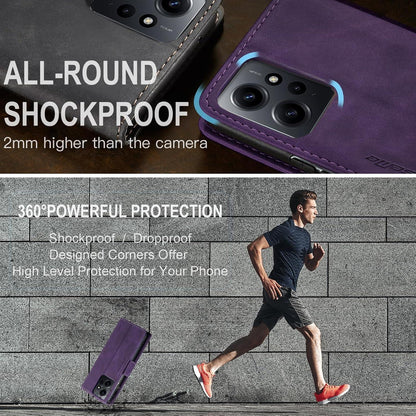 Handyhülle Xiaomi Redmi Note 12 4G Leder RFID Schutz Tasche Flip Case