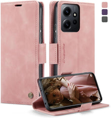 KZB Xiaomi Redmi Note 12 4G Handyhülle Leder Flip Case RFID