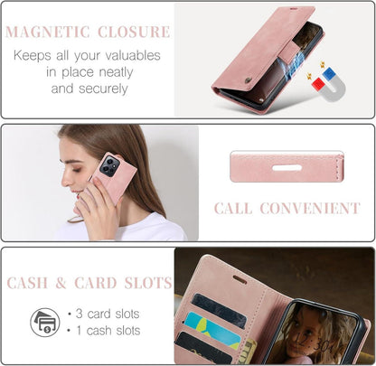 KZB Xiaomi Redmi Note 12 4G Handyhülle Leder Flip Case RFID