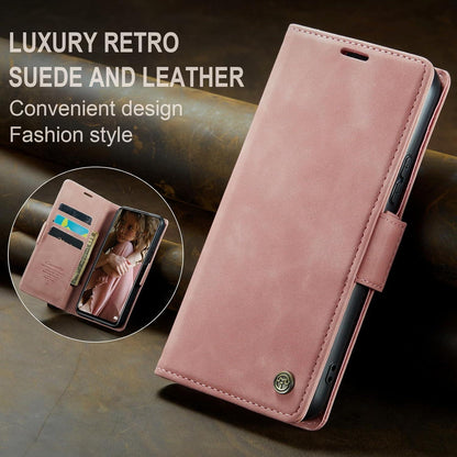 Handyhülle Xiaomi Redmi Note 12 4G Premium Leder RFID Flip Case 6,67'' - Rosa