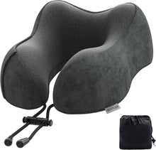 Nackenkissen Memory Foam Reisekissen Travel Pillow samtweicher Bezug