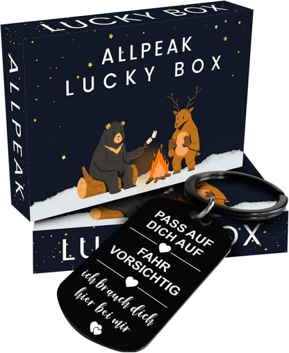 Allpeak Flaschenöffner Edelstahl Graviert Geschenkbox