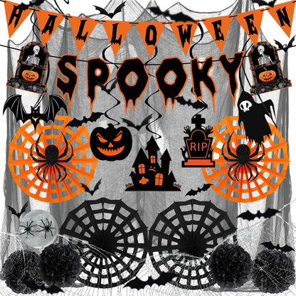 YBwanli Halloween Deko Set 38-teilig für eine einzigartige