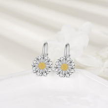 Gänseblümchen Ohrringe Damen 925 Silber Blumen Schmuck