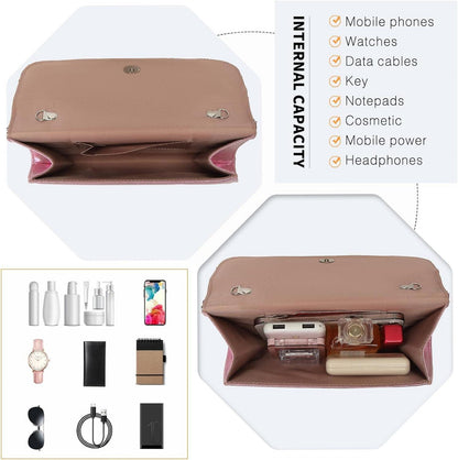 Damen Clutch Kettentasche Pailletten Umhängetasche Schultertasche