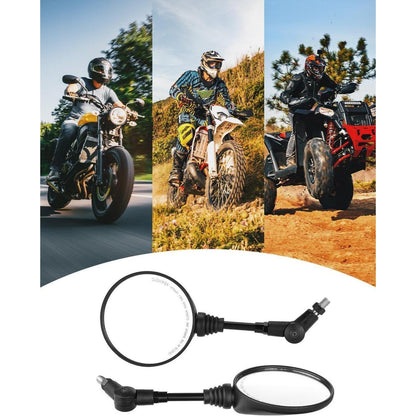 KEMIMOTO E-Geprüfter Universal Motorrad Rückspiegel 8mm 10mm