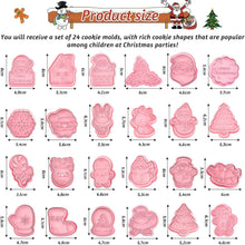 24 Weihnachten Ausstechförmchen Set - Plätzchen Backen Form