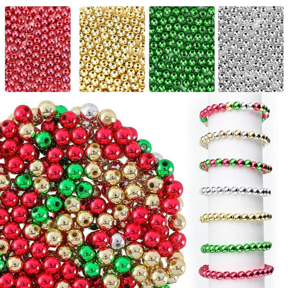 Weihnachts Bastelset 1200 Perlen für Kinder – DIY Schmuck & Deko