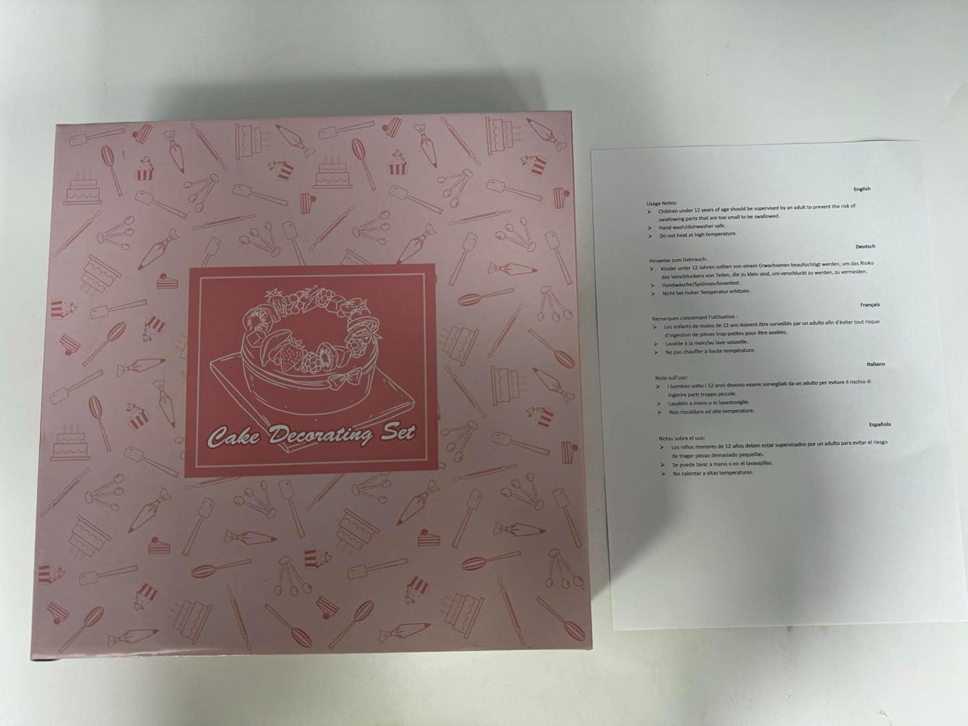 AZOMKER Torten ZubehöR 320 Stück Drehbar SpritztüLlen Set BackzubehöR