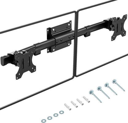 Dual Monitorhalterung Adapter für Monitor 13-27 Zoll, Max. 10kg
