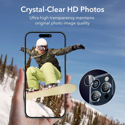 Kamera Schutz iPhone 15/14 Pro Max Armorite 2er Pack Glas