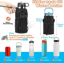 Fahrrad Flaschenhalter 24-40oz Schwarz Lycra
