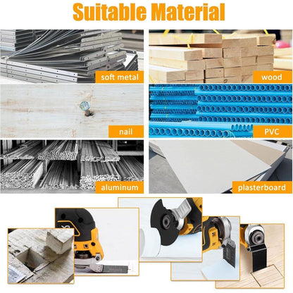 Multitool Sägeblätter Set 26 tlg Kohlenstoffstahl Edelstahl