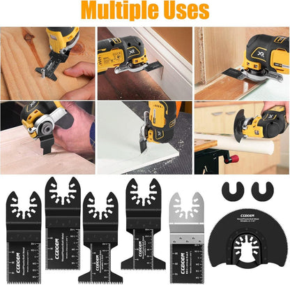 Multitool Sägeblätter 26 tlg Kohlenstoffstahl Edelstahl Oszillierendes