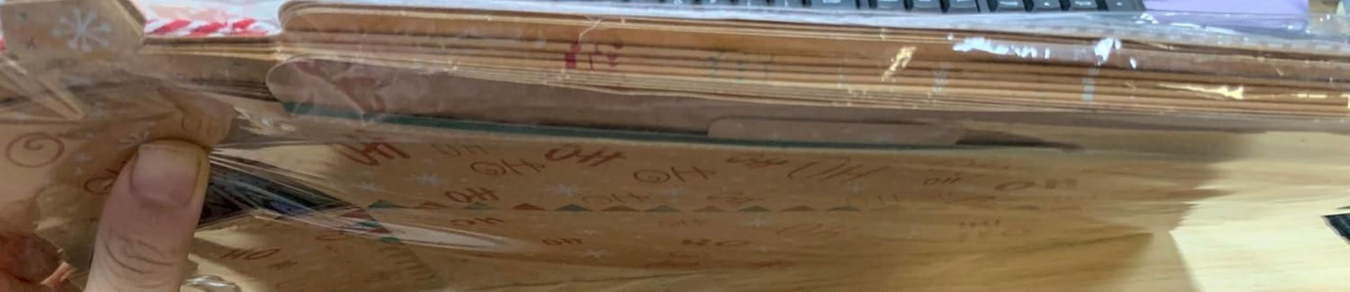 15 Weihnachts Kekskästen Transparentes Fenster Geschenkboxen