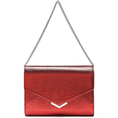 Miss Lulu Clutch mit Kette, Abendtasche Rot