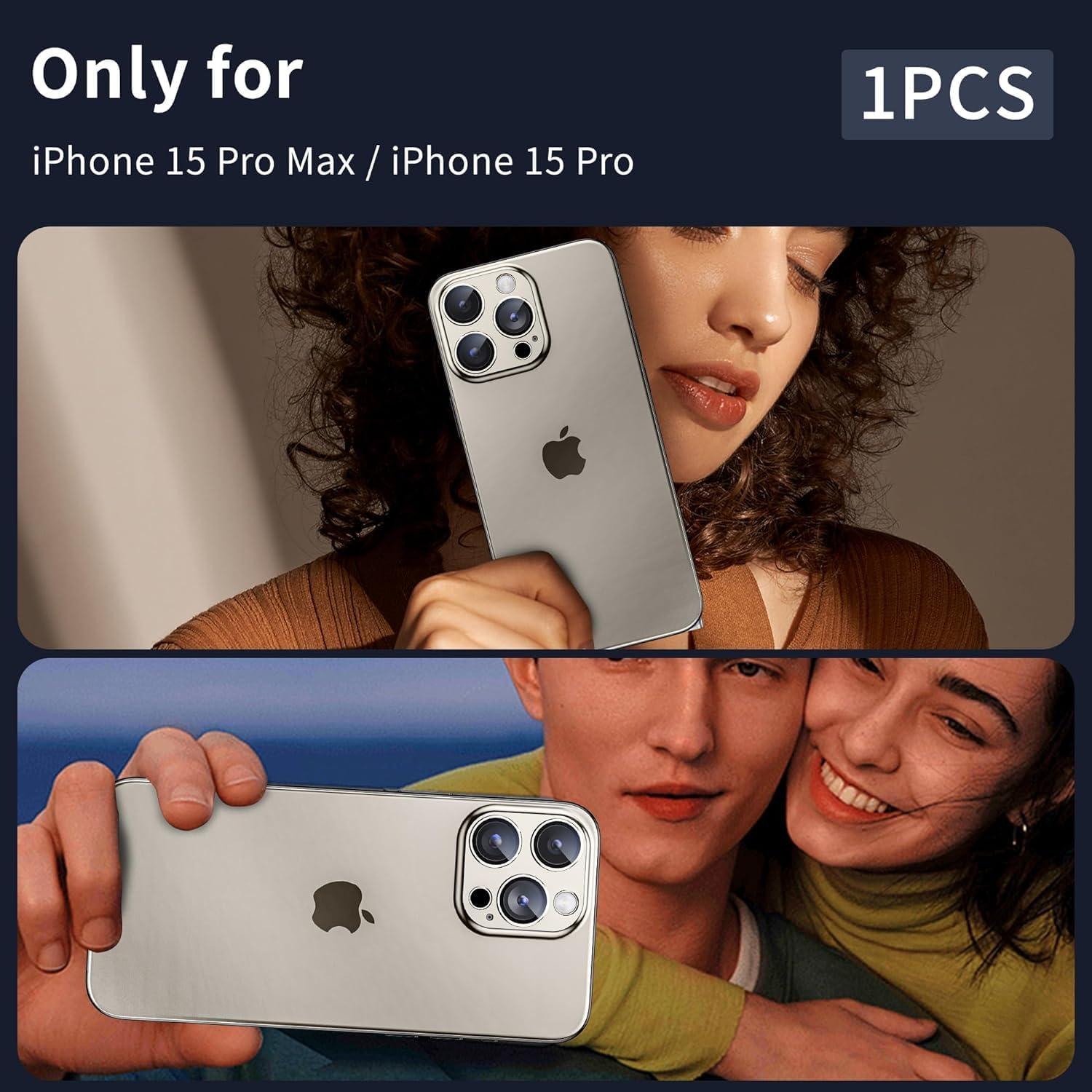 Matte Kameraschutz iPhone 15 Pro Max Pro Glasschutz 9H Härte
