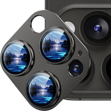 WSKEN 15 Pro Max/15 Pro Kamera Schutzglas, Matt, 9H Härte, Schwarz